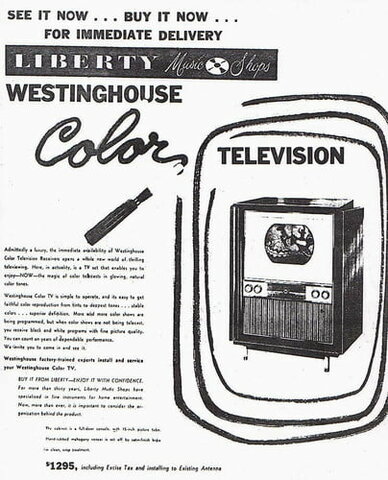 Lanzamiento de la televisión a color