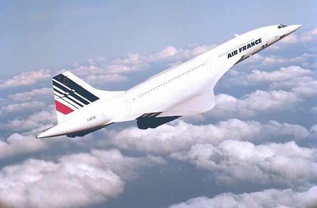 l'avion supersonique (le Concorde)
