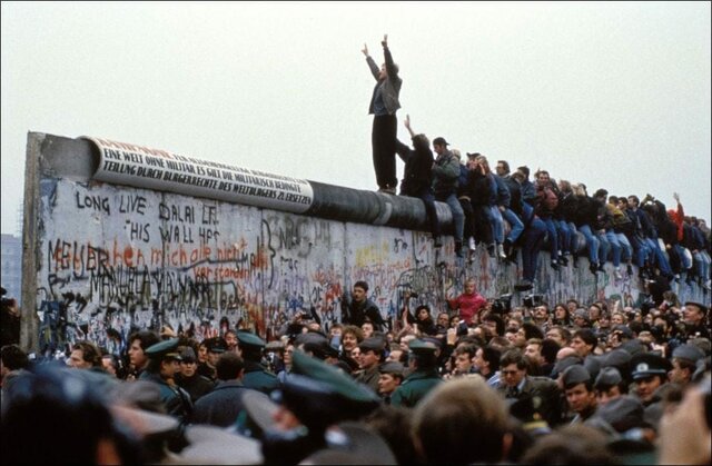 The fall of the Berlin Wall