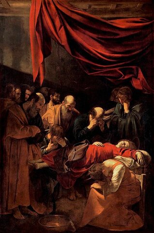 La mort de la verge, Caravaggio