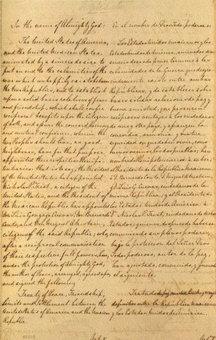 the Treaty of Guadalupe Hidalgo