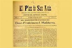 Francisco I. Madero lanza el Plan de San Luis