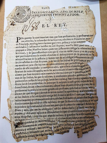 CARLOS III ORDENA CEDULA REAL