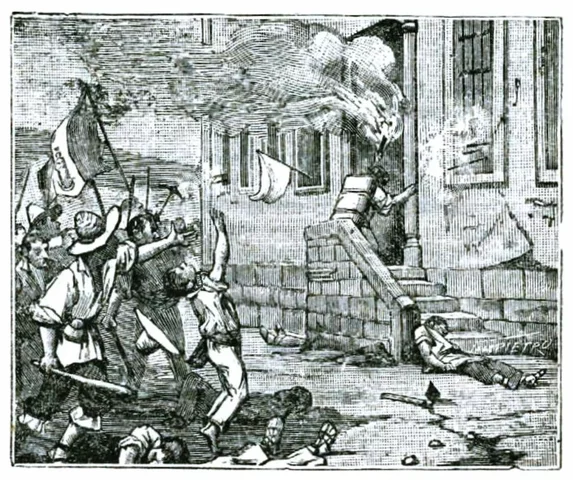 Toma de la alhóndiga de granaditas