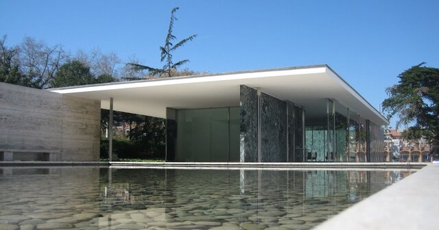 Pabellón alemán de Mies Van der Rohe