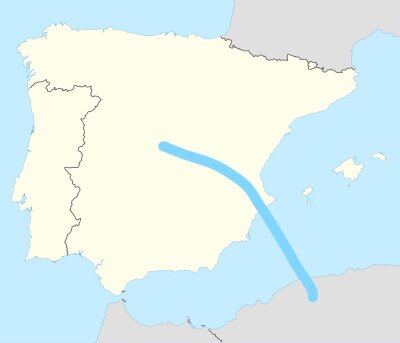 s'ha expulsat als visigots de la peninsua iberica i estralladen al nord d'africa