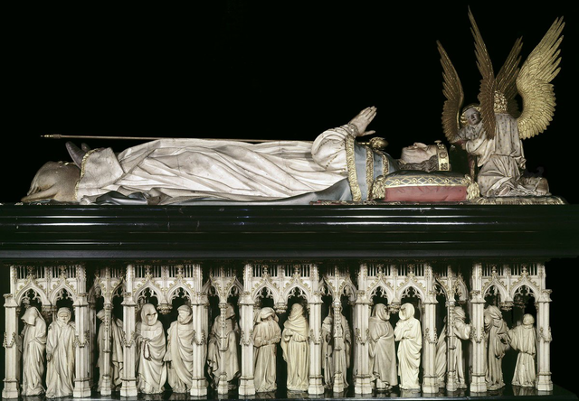 Tipo de escultura: Escultura funeraria.