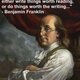 Benjamin franklin picture and quote