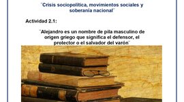 Timeline: Los problemas económicos, políticos y sociales para la organización del Estado nacional