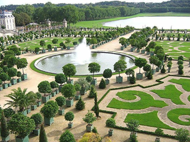 Le Notre Mansart: Palau i Jardins de Versalles.