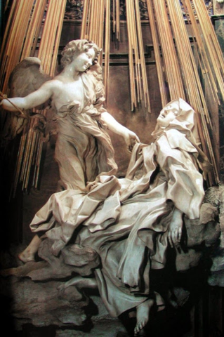 Bernini: L' èxtasi de Santa Teresa.