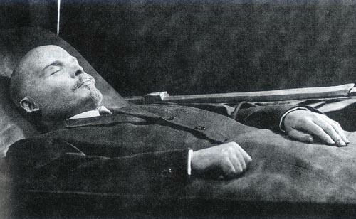 Lenin dies