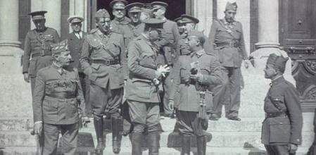 Levantamiento militar de Franco y Mola contra la república