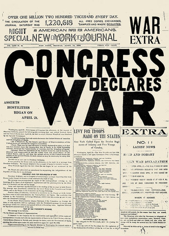 US Declares War on Spain