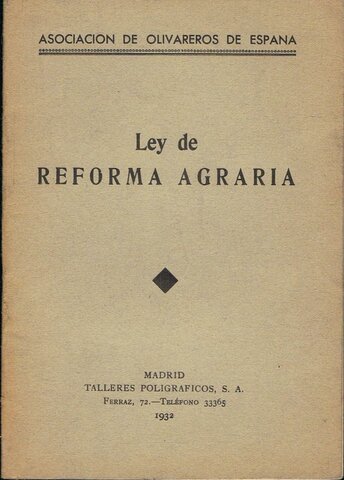 Aprobación de la Ley de Bases de la Reforma Agraria