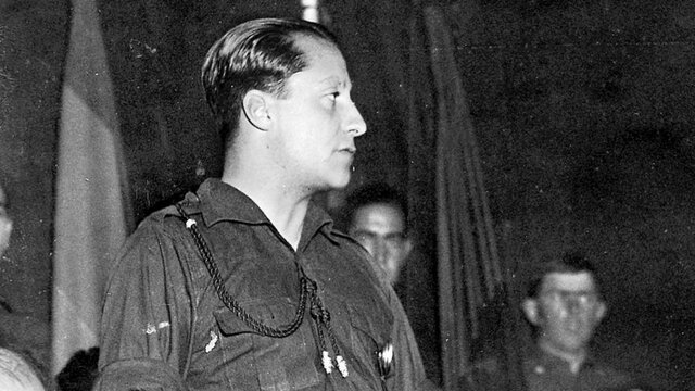 Fundación de la Falange Española por J.A. Primo de Rivera