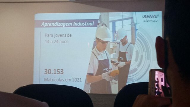 Matriculas em aprendizagem industrial