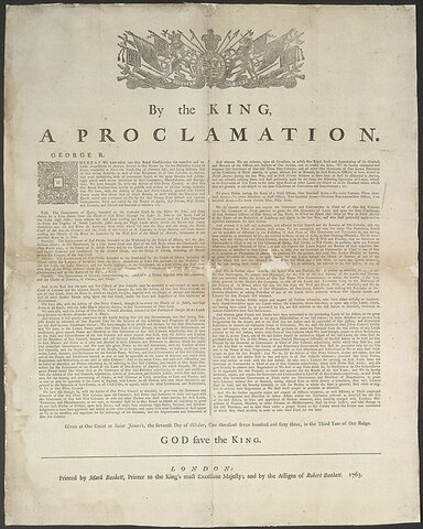 Proclamation Royal