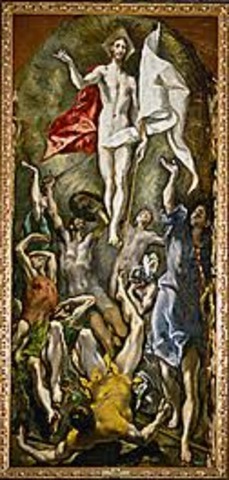 El Greco Paints “Resurrection”