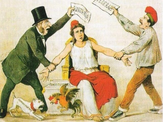 La primera república centralista