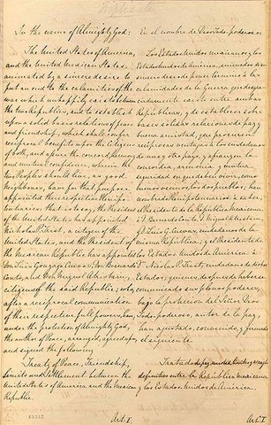 Treaty of Guadalupe Hidalgo
