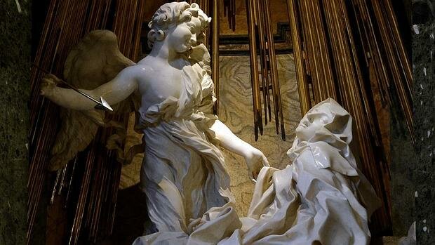 ESCULTURA: Bernini: L’èxtasi de santa Teresa de Jesús Capella Cornaro. Roma.