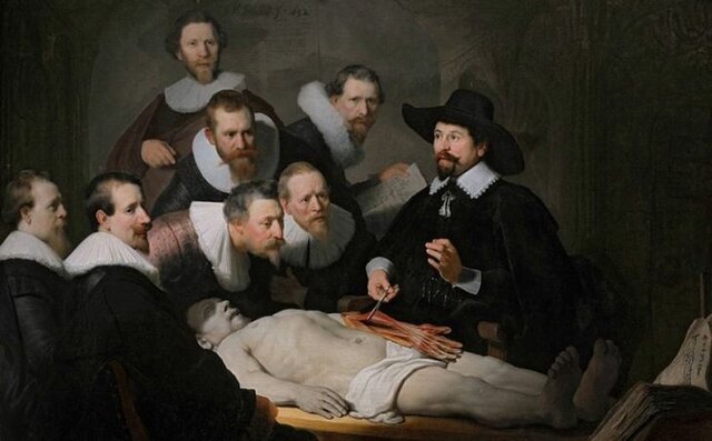PINTURA: Rembrandt: La lliçó d’anatomia. La Haia, Mauritshuis.