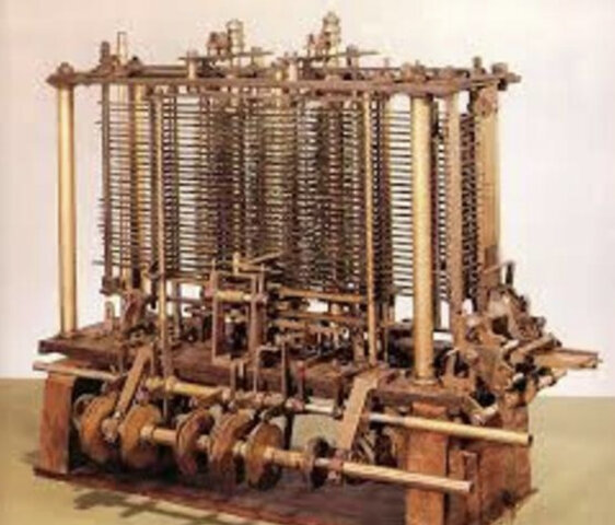 DISEÑO DE LA MAQUINA ANALÍTICA DE CHARLES BABBAGE (1835)