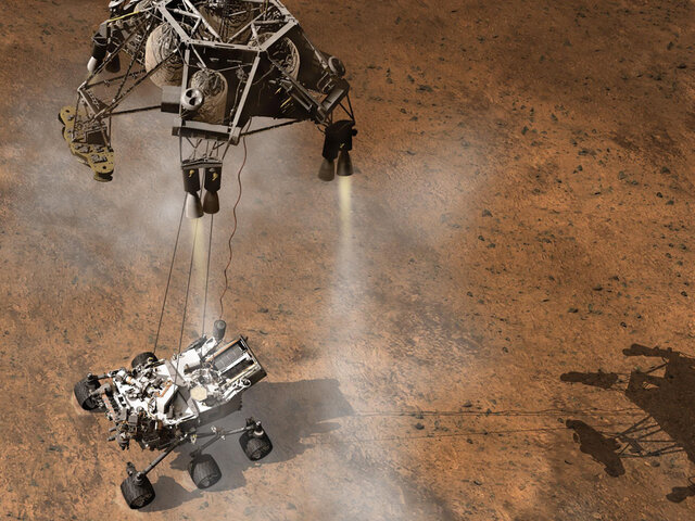 Arriba a mart la sonda curiosity