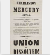 South Carolina votes to secede from the United States