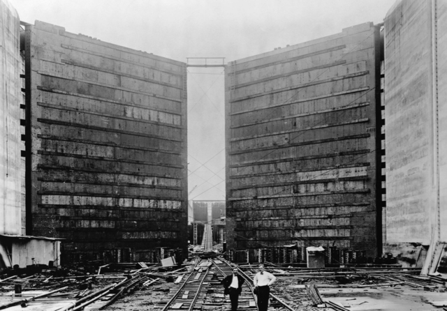 Panama canal is built
