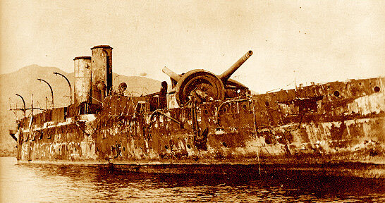 Destruction of the Spanish fleet in Cuba