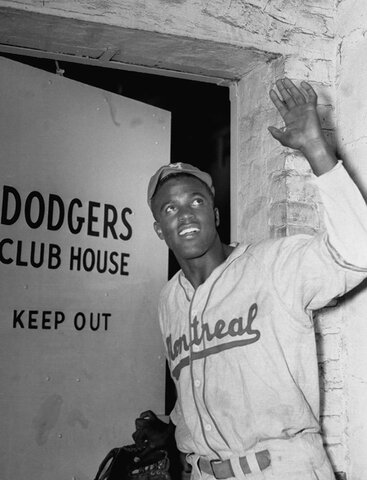 Jackie Robinson enters Major League Baseball