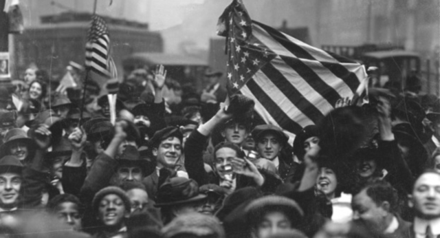 WW1 ends; Treaty of Versailles