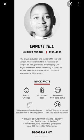 Emmett Till is murdered