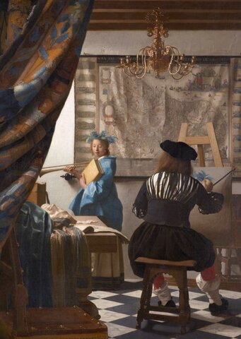 Johannes Vermeer: Al.legoria de la Pintura