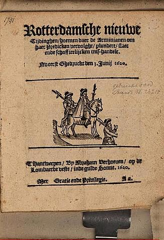 aparece en Amberes la primera publicación moderna de periodicidad regular