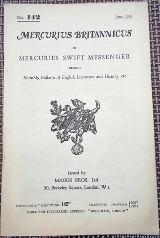 El periodico Mercurius Britannious fue el primero en ser censurado, por publicar noticias extranjeras.