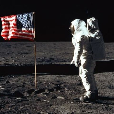 American Astronauts Land On the Moon