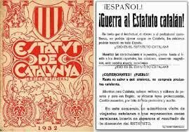 Aprobación del estatuto de Cataluña