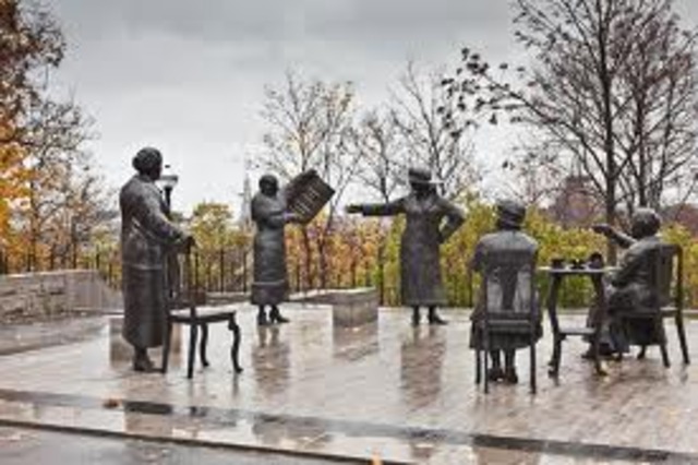 Women become a person under the law