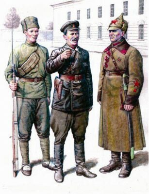 Trotsky Organizes Red Guard to Defend Petrograd