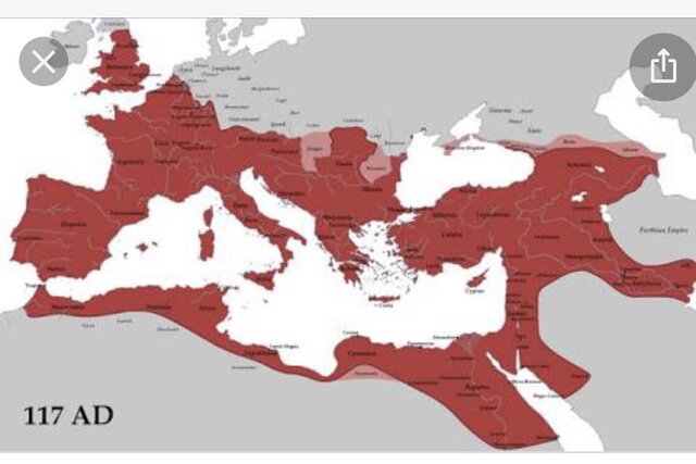 MÁXIMA EXPANSIÓN DO IMPERIO ROMANO