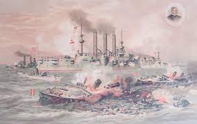 Destruction of the Spanish fleet in Cuba