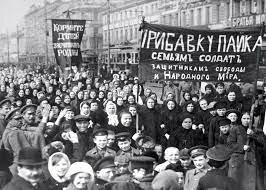 International Women's Day March in Petrograd