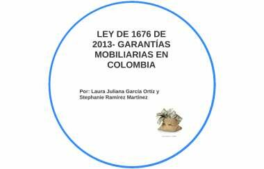 ley 1676 del 20 de agosto 2013