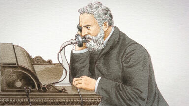 Alexander Bell made the first successful telephone call.