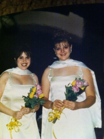 My cousins wedding when I finally got my ears pierced