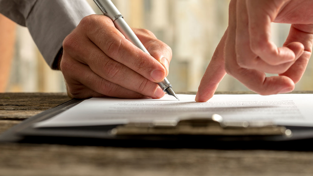 Otorgamiento del documento de transferencia