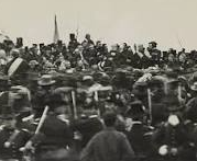 Lincoln gives his Gettysburg Address